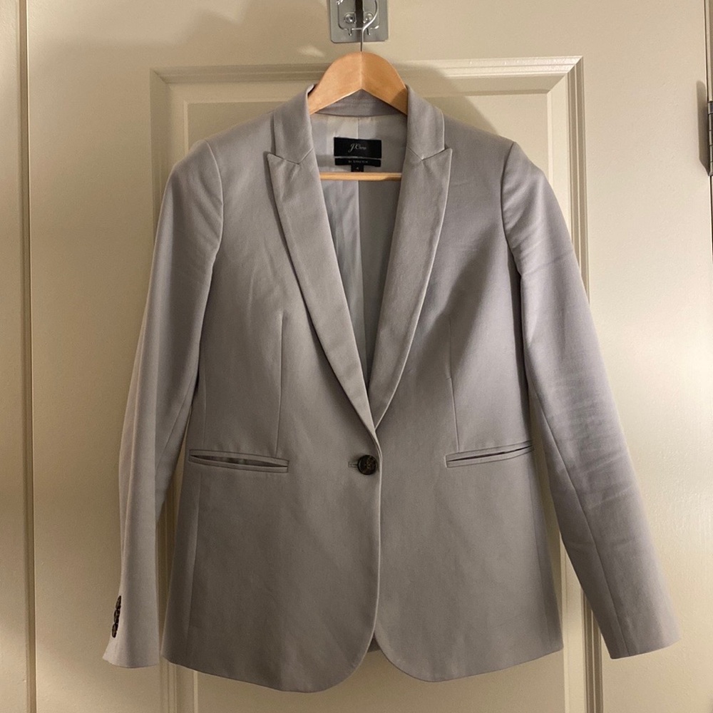 J. Crew Grey Parke Blazer